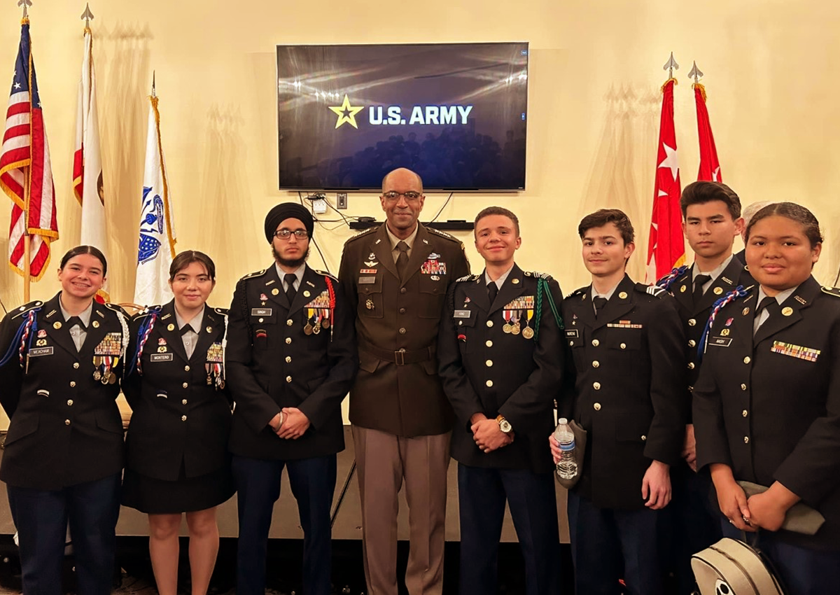 East Union High School JROTC General Brito 01