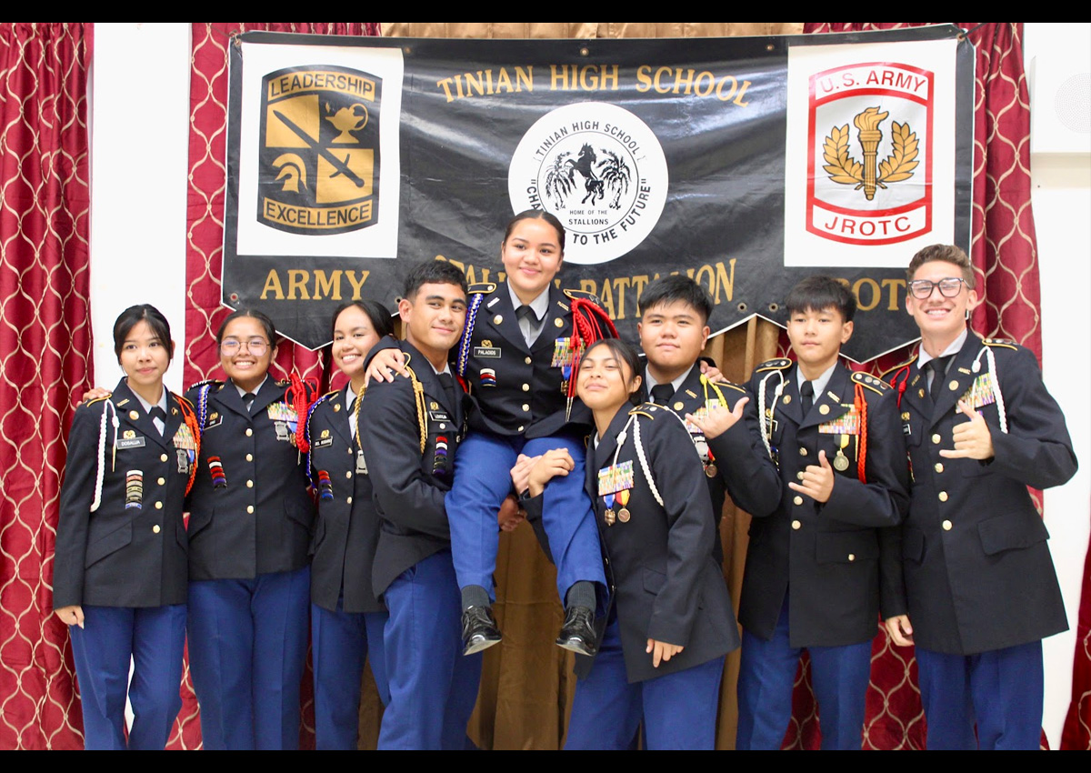 Stallion Battalion leadership group photo.