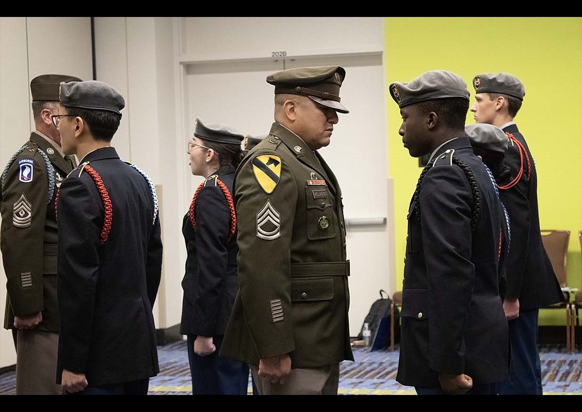 Howard High School Army JROTC Cadets at Drill Nationals 2025
